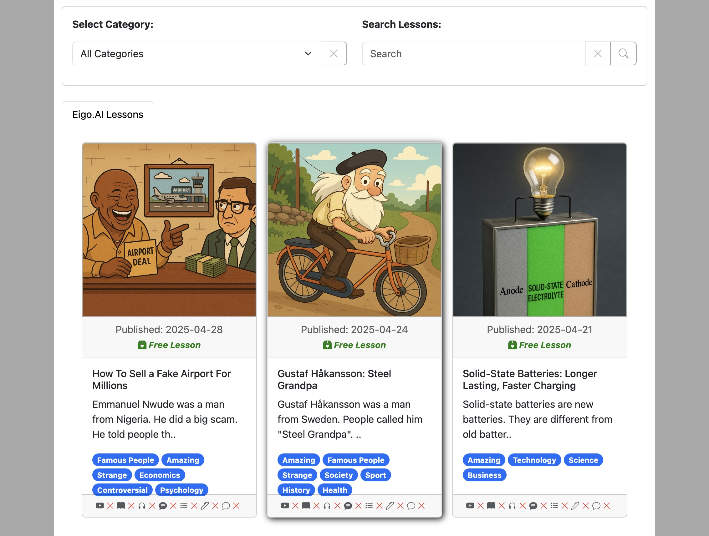 Screenshot for How to do the 'Write' activity, step 1