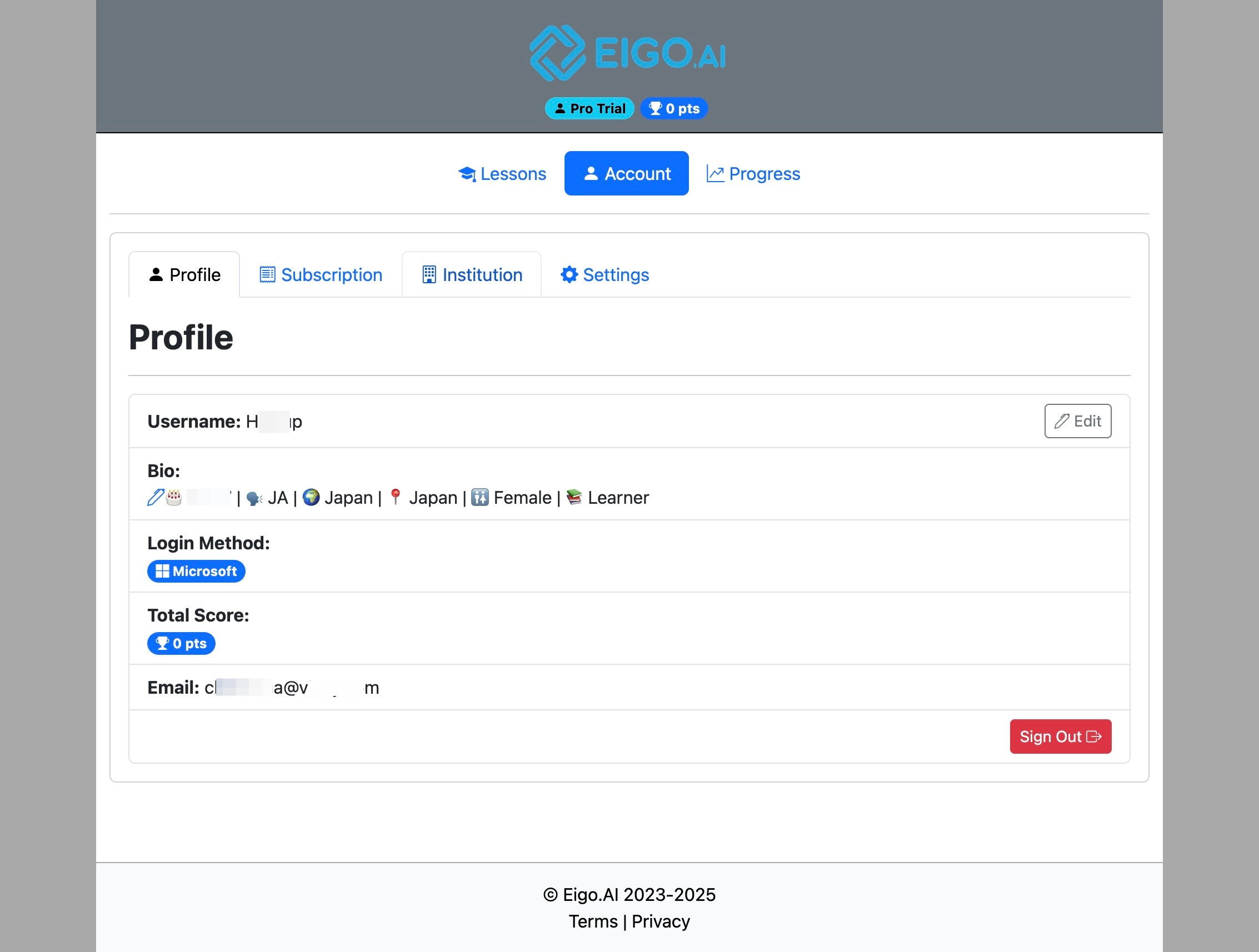 Screenshot for How to join a class in your institution, step 3