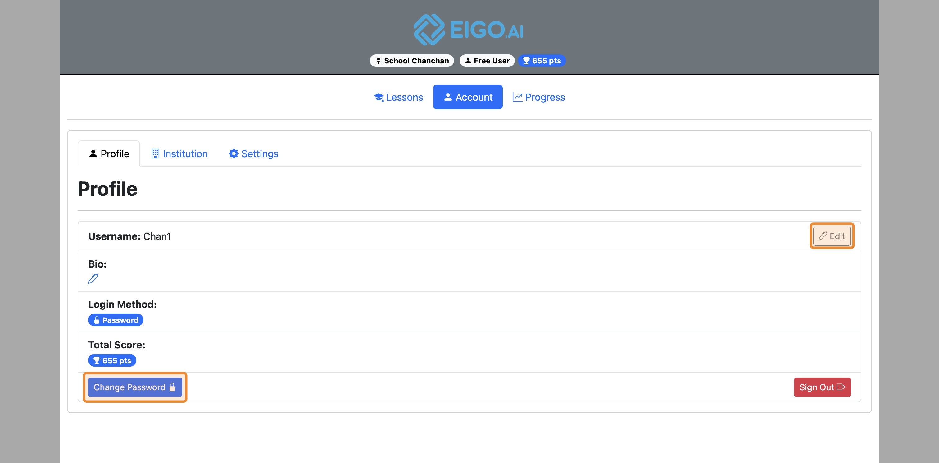 Screenshot for How to override institutional options for specified classes, step 31